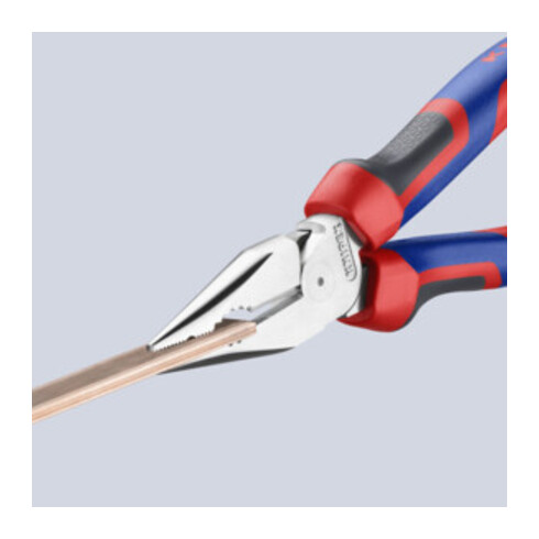 KNIPEX Pince combinée fine chromée avec poignées multicomposants 185 mm