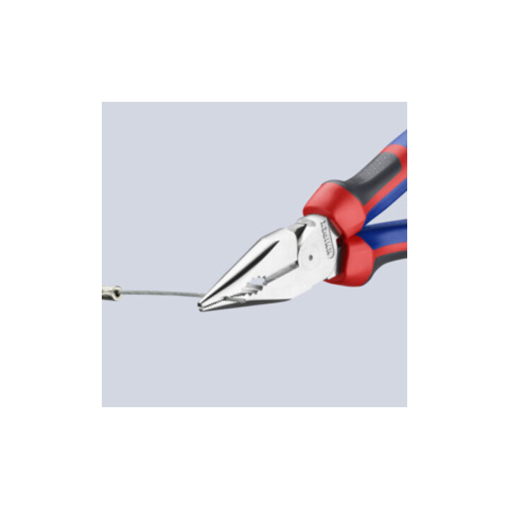 KNIPEX Pince combinée fine chromée avec poignées multicomposants 185 mm