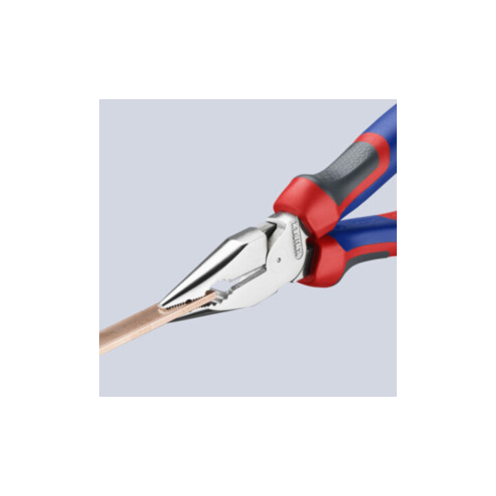 KNIPEX Pince combinée fine chromée avec poignées multicomposants 185 mm