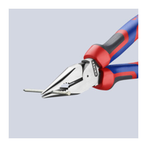 KNIPEX Pince combinée fine polie avec poignées multicomposants 185 mm