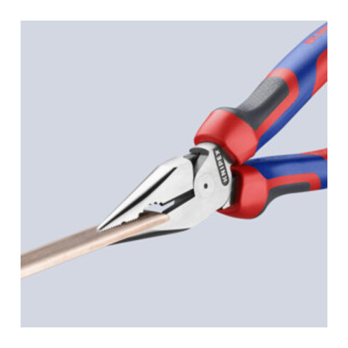 KNIPEX Pince combinée fine polie avec poignées multicomposants 185 mm