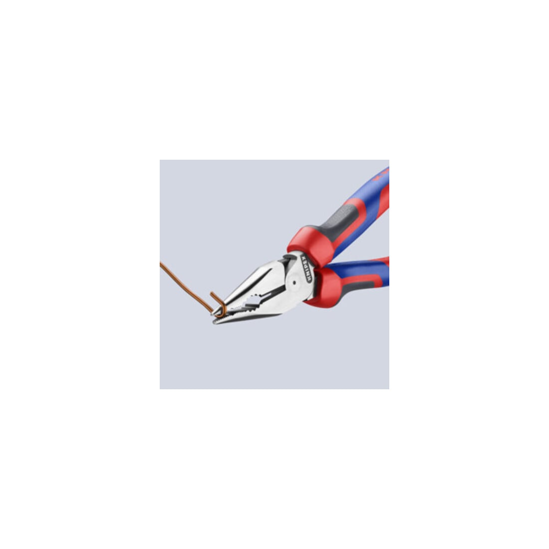 KNIPEX Pince combinée fine polie avec poignées multicomposants 185 mm