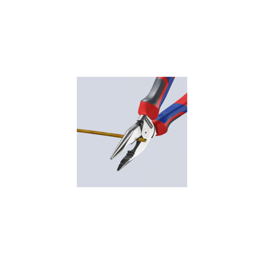 KNIPEX Pince combinée fine polie avec poignées multicomposants 185 mm