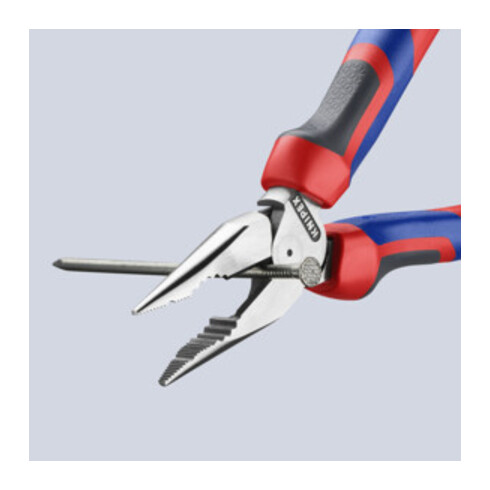 KNIPEX Pince combinée fine polie avec poignées multicomposants 185 mm