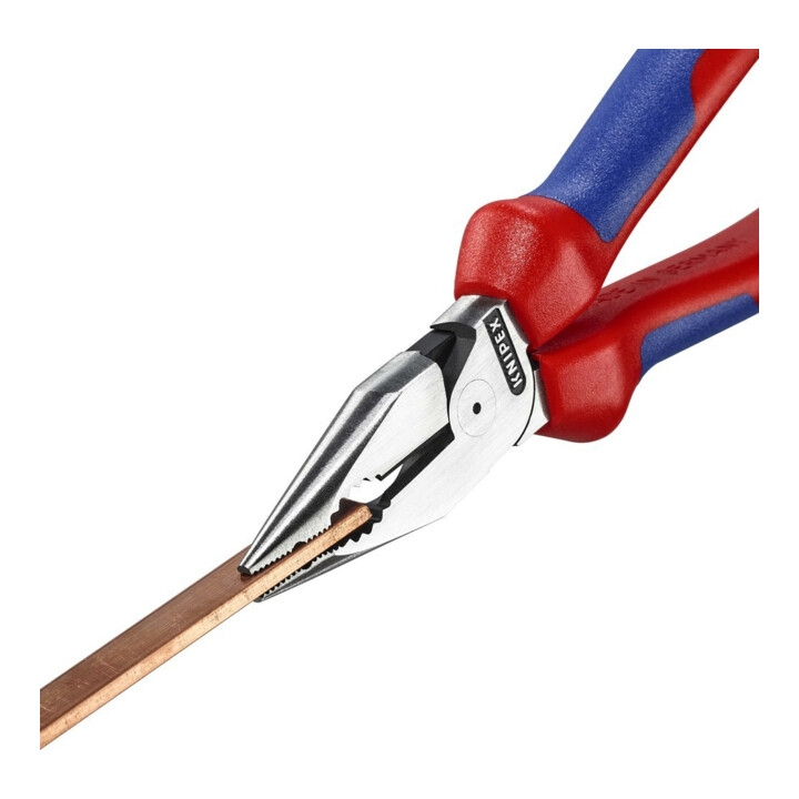 KNIPEX Pince combinée fine polie avec poignées multicomposants 185 mm