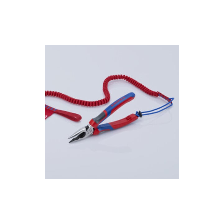 KNIPEX Pince combinée fine polie avec poignées multicomposants 185 mm
