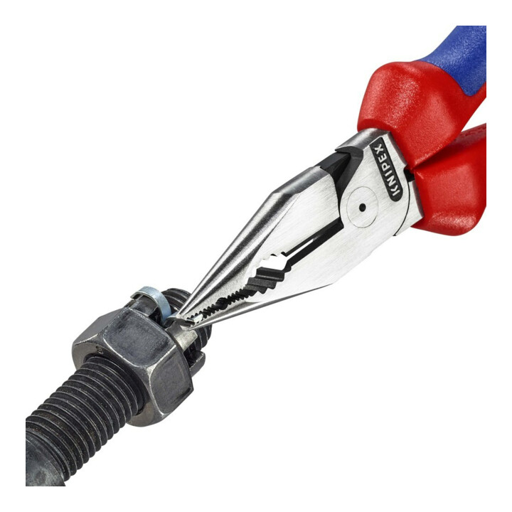 KNIPEX Pince combinée fine polie avec poignées multicomposants 185 mm