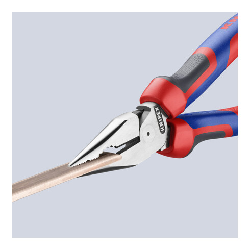 KNIPEX Pince combinée fine polie avec poignées multicomposants 185 mm