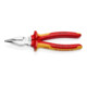 KNIPEX Pince combinée pointue VDE chromée avec poignées multicouches 185 mm-1