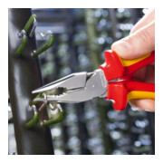 KNIPEX Pince combinée pointue VDE chromée avec poignées multicouches 185 mm-2