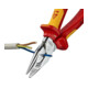 KNIPEX Pince combinée pointue VDE chromée avec poignées multicouches 185 mm-5