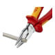 KNIPEX Pince combinée pointue VDE chromée avec poignées multicouches 185 mm