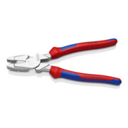 KNIPEX Pince combinée professionnelle "Lineman's Pliers" modèle américain, manches multi-composants, chromée 240 mm-3