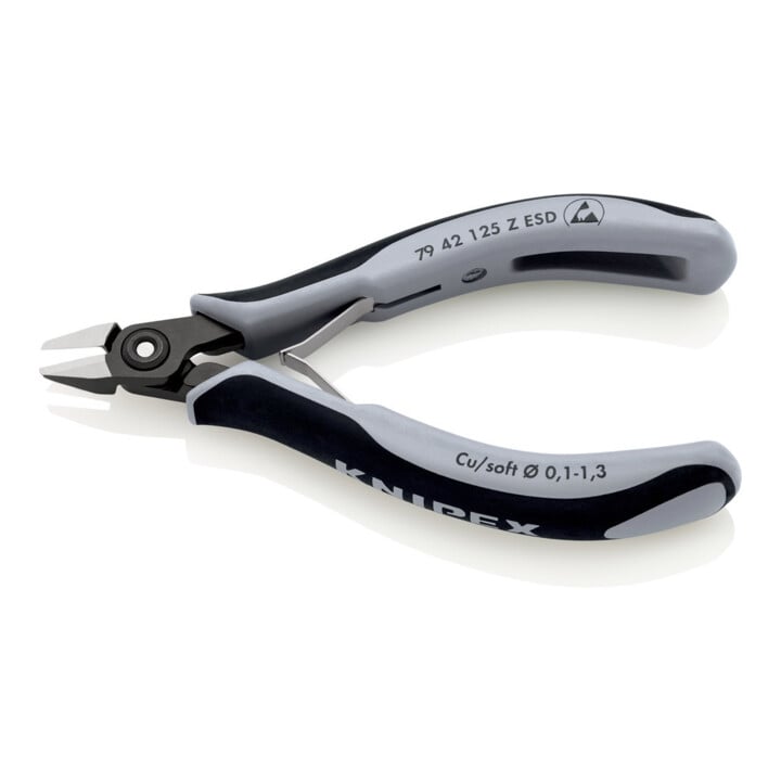 Knipex Pince coupante latérale électronique de précision 125 mm ESD