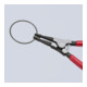KNIPEX Pince de montage pour circlips sur arbres, revêtement plastique, brunie, 170 mm