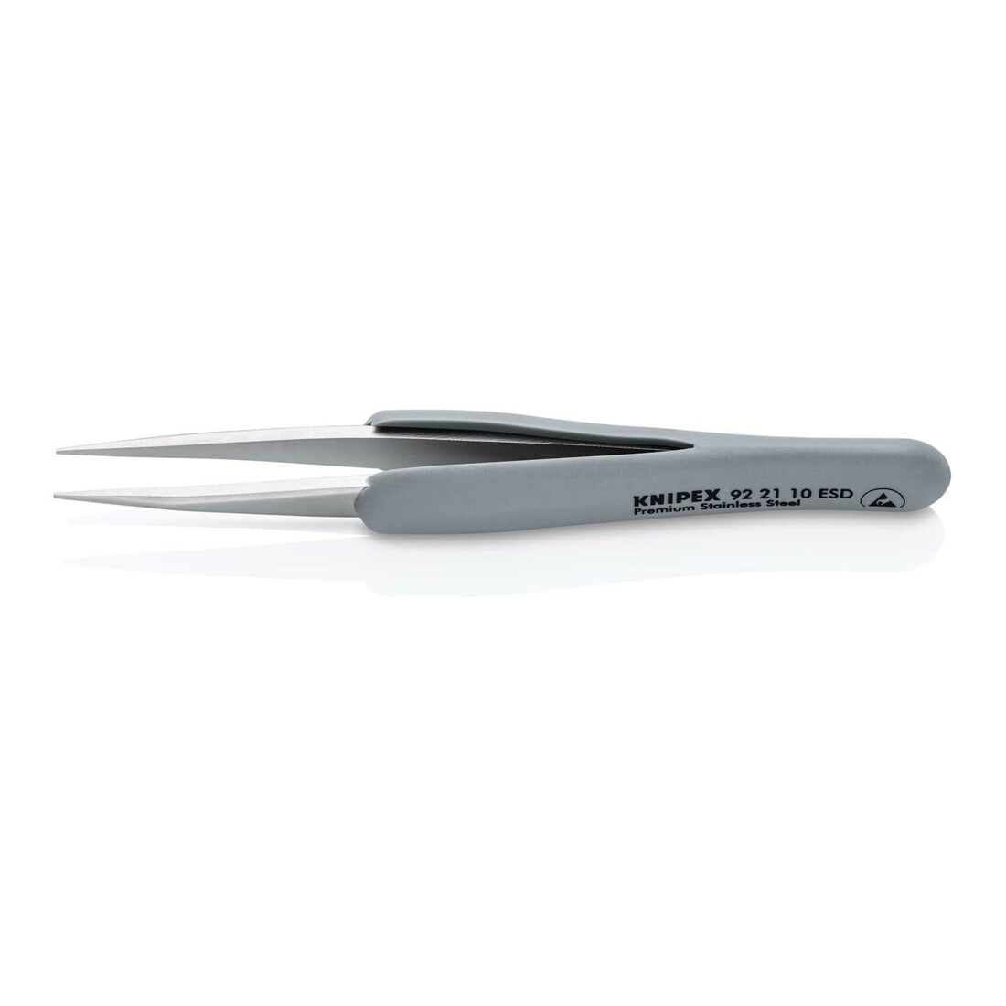 KNIPEX Pince de précision ESD 92 21 10, manche caoutchouté, 123 mm
