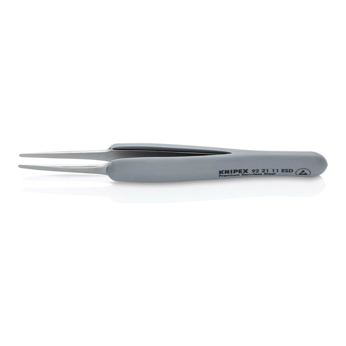 KNIPEX Pince de précision ESD 92 21 11, manche caoutchouté, 123 mm