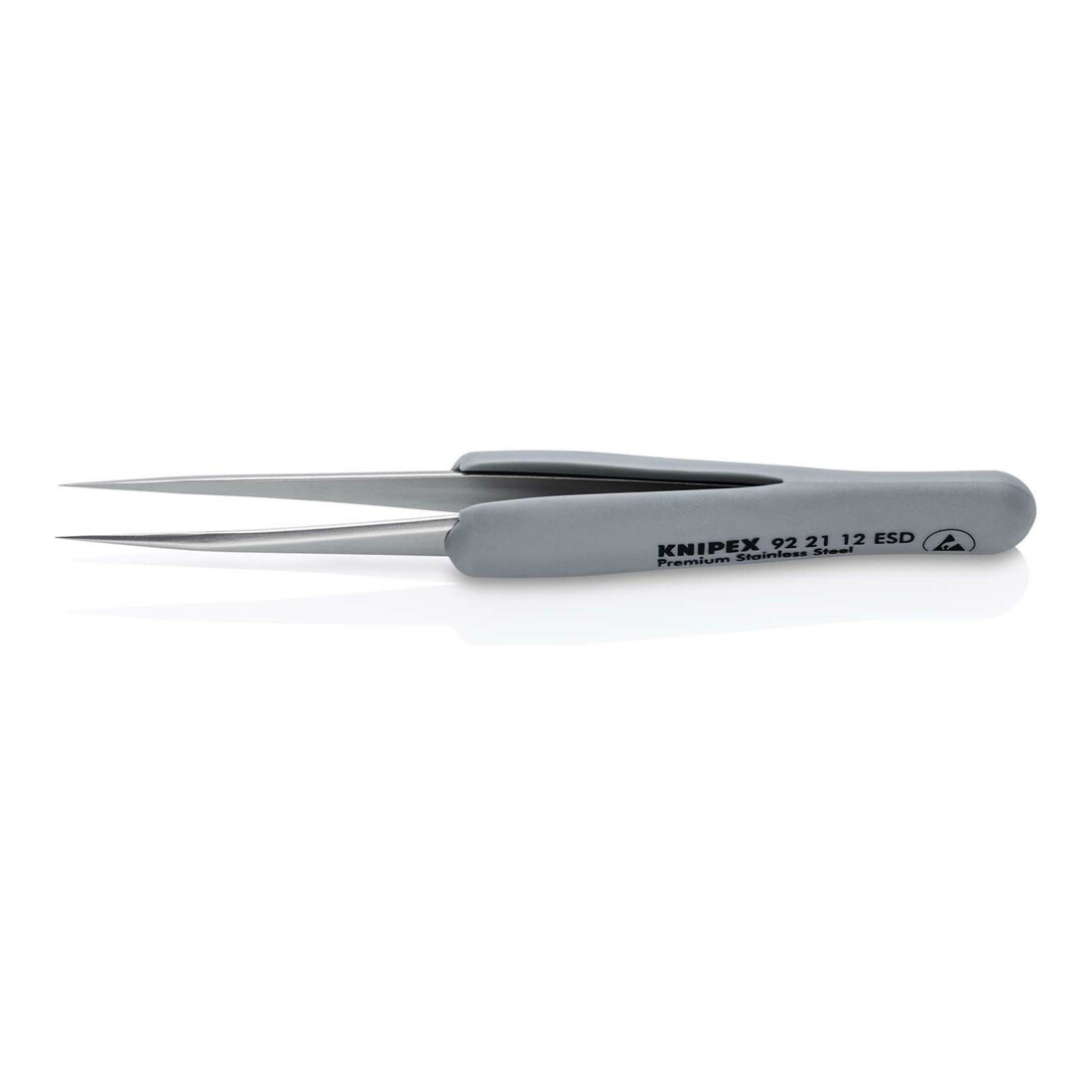 KNIPEX Pince de précision ESD 92 21 12, manche caoutchouté, 112 mm