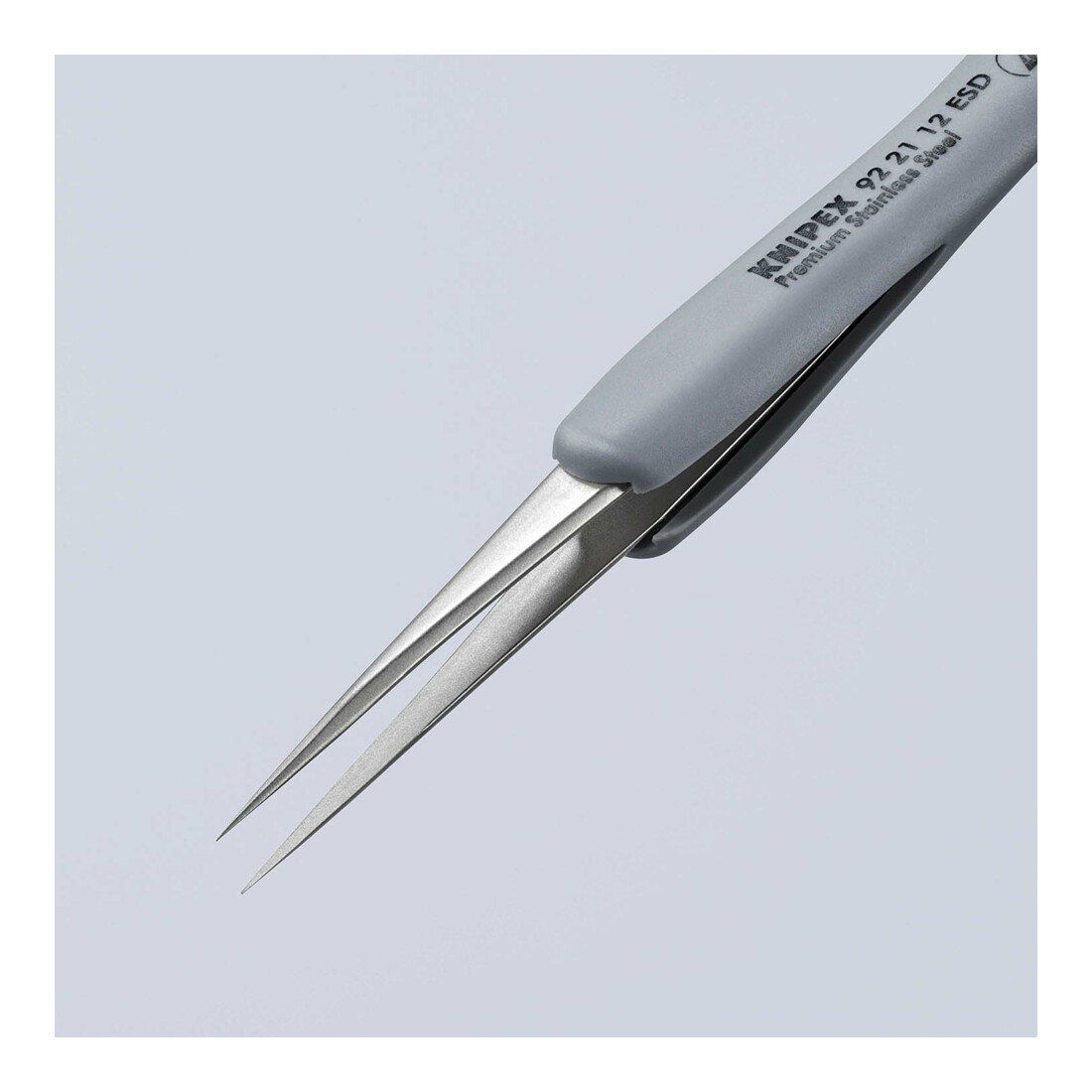 KNIPEX Pince de précision ESD 92 21 12, manche caoutchouté, 112 mm