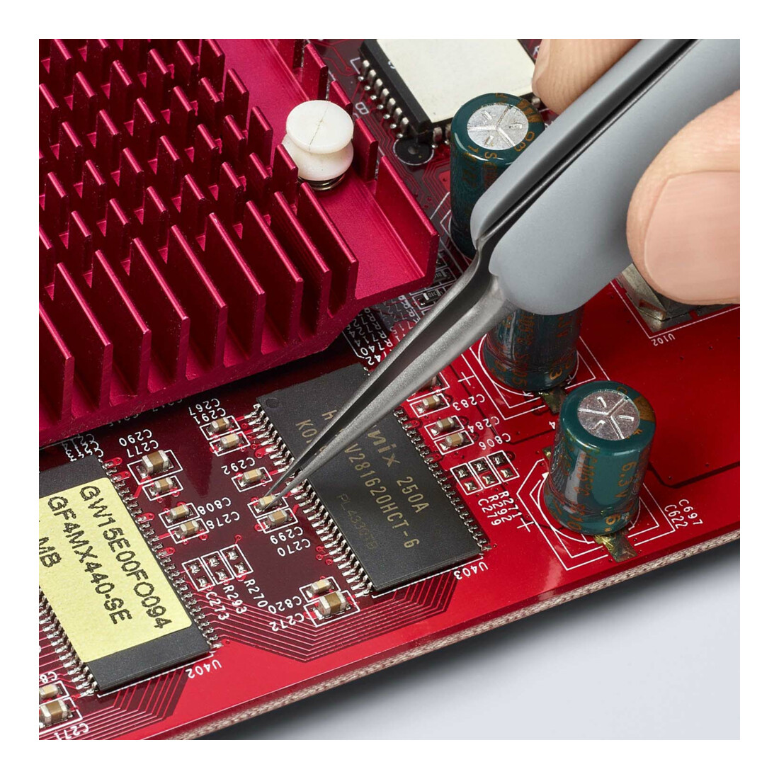 KNIPEX Pince de précision ESD 92 21 13 avec manche caoutchouté 112 × I × P mm