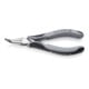 KNIPEX Pince de préhension électronique ESD 35 82 145, 145 mm, poli miroir, manche multi-composants, articulation traversante