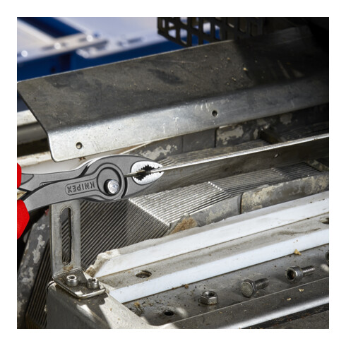 KNIPEX Pince de préhension frontale brunie à froid, avec gaine, Longueur totale: 200 mm