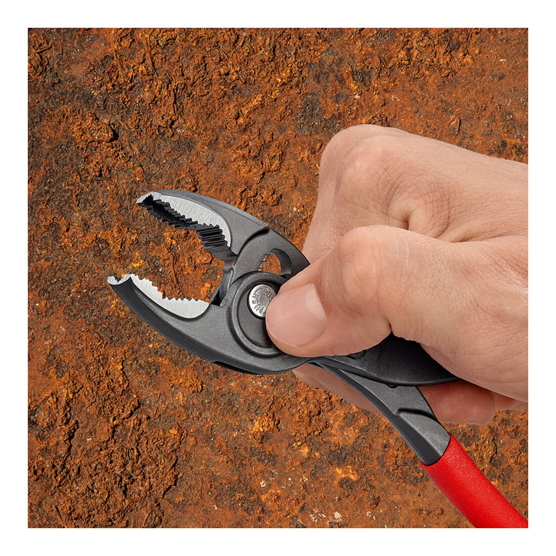 KNIPEX Pince de préhension frontale brunie à froid, Longueur totale: 200 mm