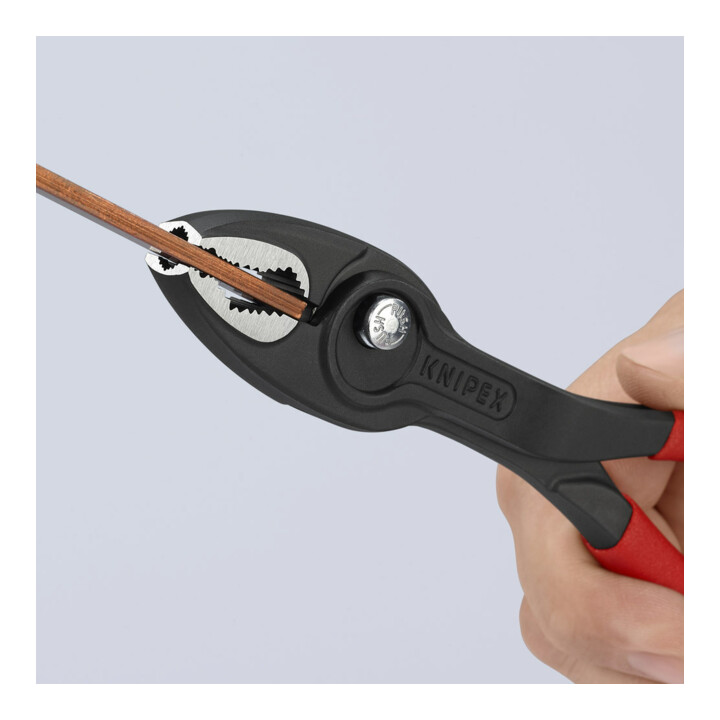 KNIPEX Pince de préhension frontale brunie à froid, Longueur totale: 200 mm
