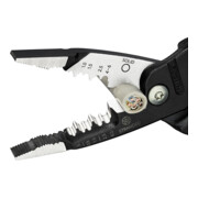 KNIPEX Pince multifonction pour électricien 13 71 200, modèle métrique, revêtement plastique noir, 200 mm-5