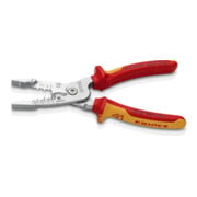 KNIPEX Pince multifonction pour électricien 13 76 200 modèle métrique isolée, manches multicomposants, certifiée VDE, chromée 200 mm-2