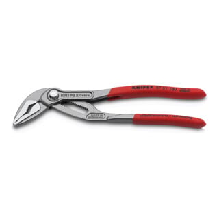 KNIPEX Pince multiprise Cobra® ES extra-plate 180 mm, revêtement plastique antidérapant gris atramenté