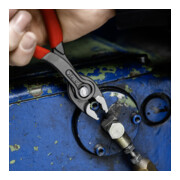 KNIPEX Pince TwinGrip 82 01 150, prise frontale et latérale, revêtement plastique antidérapant gris encre, 150 mm-4