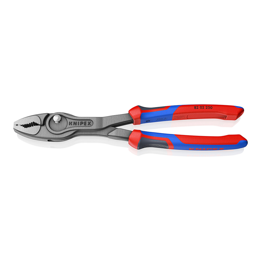 KNIPEX Pince TwinGrip 82 02 250 prise frontale et latérale avec poignées confort gris anthracite 250 mm