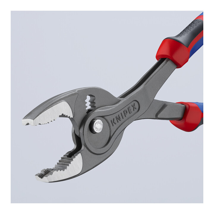 KNIPEX Pince TwinGrip 82 02 250 prise frontale et latérale avec poignées confort gris anthracite 250 mm