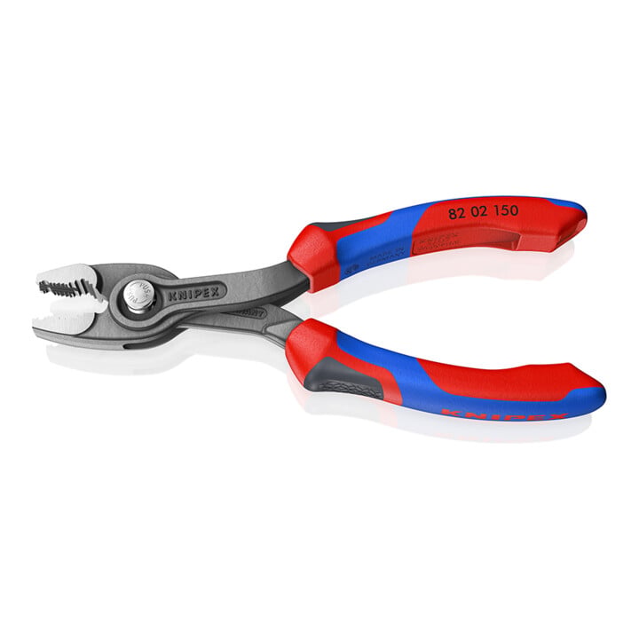 KNIPEX Pince TwinGrip à prise frontale et latérale avec poignées confort gris anthracite 150 mm