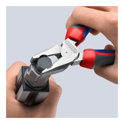 Pince combinée Knipex puissance chromée avec douilles multi-composants