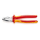 KNIPEX Pince universelle à forte démultiplication, chromée isolée suivant VDE 225 mm