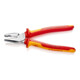 KNIPEX Pince universelle à forte démultiplication, chromée isolée suivant VDE 225 mm