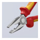 Pince combinée Knipex chromée, isolée avec douilles à plusieurs composants, certifiée VDE-4
