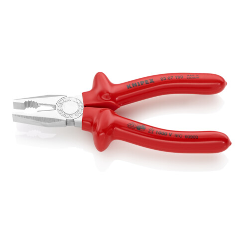 Knipex Pince universelle chromée, testée VDE, isolée VDE