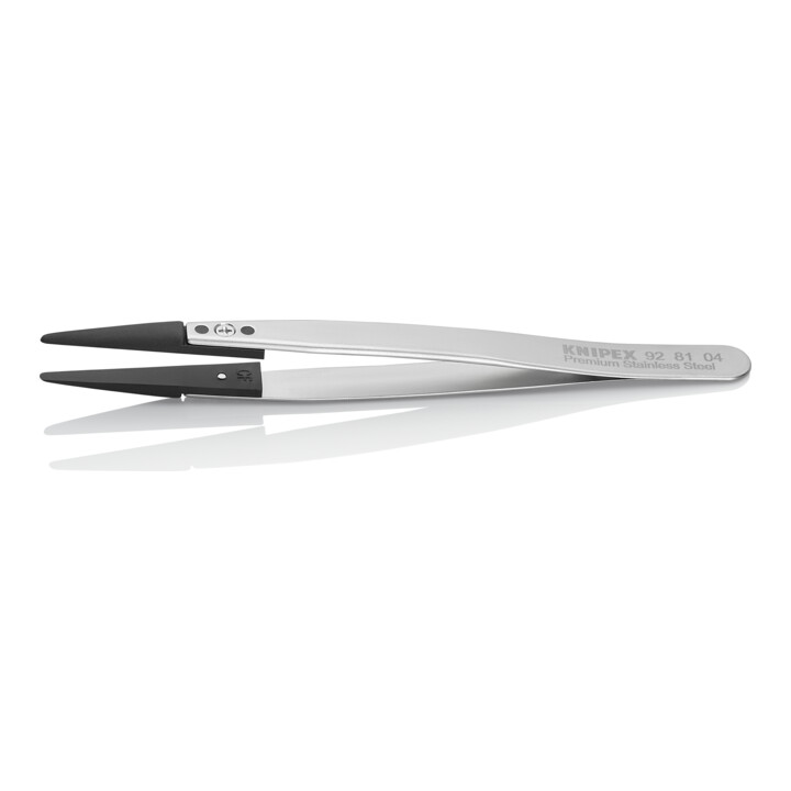 KNIPEX Pincet met verwisselbare ESD gladde punten 130 mm
