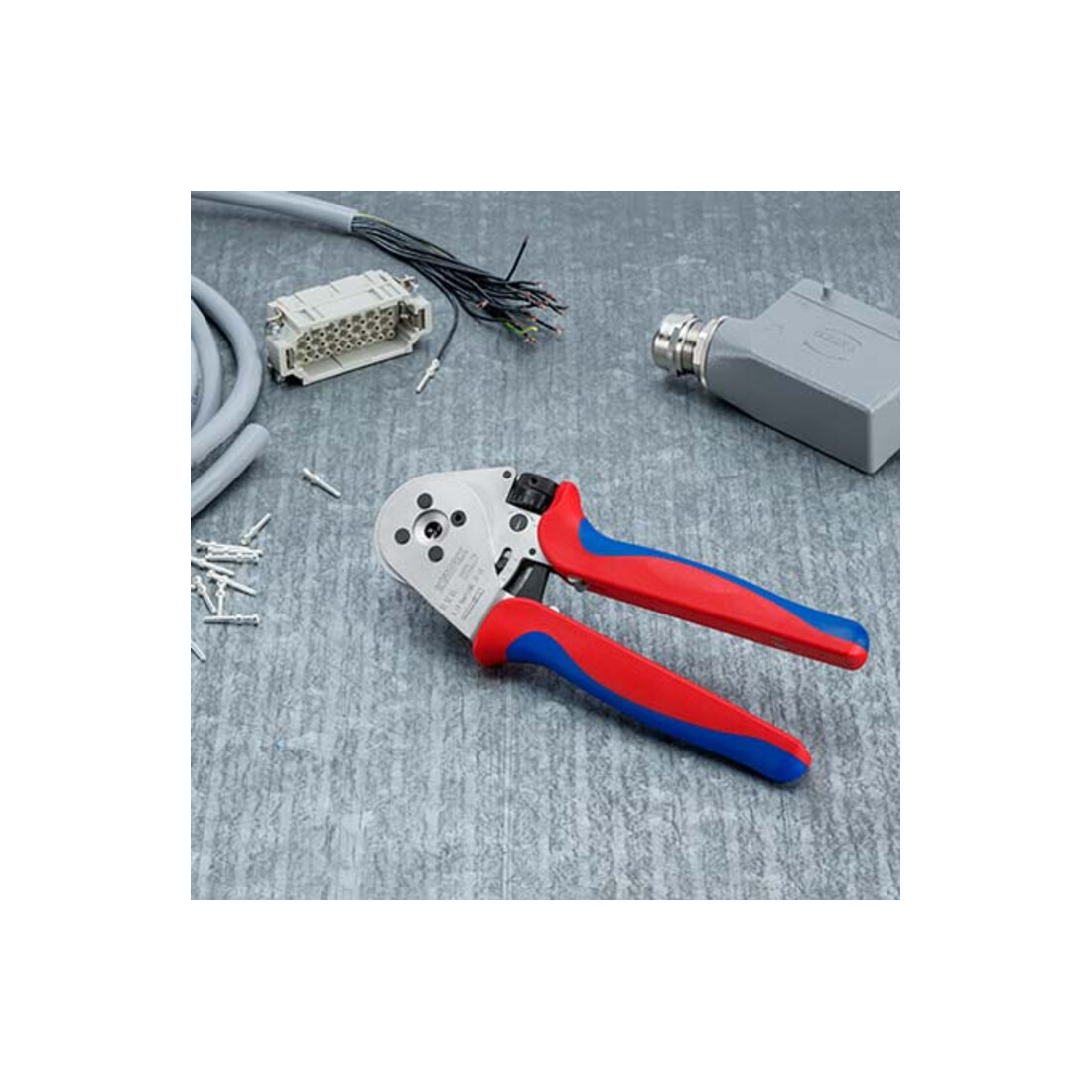 KNIPEX Pinza a 4 punte per contatti torniti digitalmente