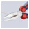KNIPEX Pinza a becchi lunghi, forma 3, impugnatura multicomponente-6
