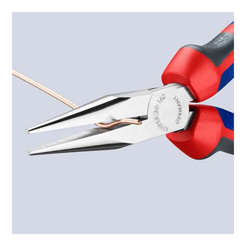 KNIPEX Pinza a becchi lunghi 30 25 160 cromata, 160mm
