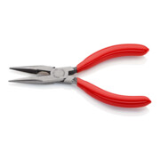 KNIPEX Pinza a becchi mezzotondi con tronchese (pinze radio) 25 01 140 bonderizzata nera, 140mm-3