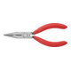 KNIPEX Pinza a becchi mezzotondi con tronchese (pinze radio) 25 01 140 bonderizzata nera, 140mm-3
