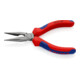 KNIPEX Pinza a becchi mezzotondi con tronchese (pinze radio) 25 02 140 bonderizzata nera, 140mm-3