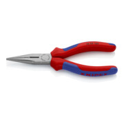 KNIPEX Pinza a becchi mezzotondi con tronchese (pinze radio) 25 02 160 bonderizzata nera, 160mm