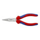 KNIPEX Pinza a becchi mezzotondi con tronchese (pinze radio) 25 02 160 bonderizzata nera, 160mm-2