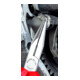 KNIPEX Pinza a becchi mezzotondi con tronchese (pinze radio) 25 02 160 bonderizzata nera, 160mm-5